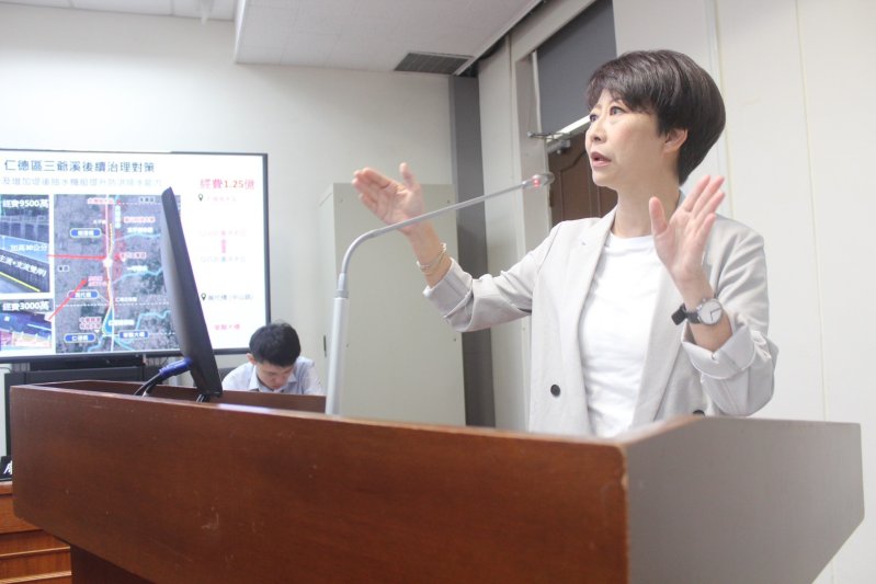 極端氣候豪雨重創台南陳亭妃爭取台南治水工程 籲不要因為政治口水而緩慢核定預算
